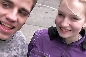 Blue Eyed Blonde Cutie Monika L Picked Up On The Street A Any Porn